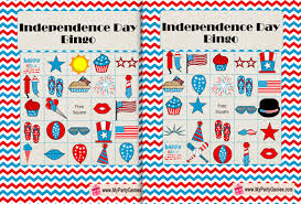I'll be back tomorrow with what's on our menu. Free Printable Independence Day Bingo 4th Of July Bingo