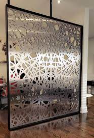 A wood slab partition wall behind the bed doubles as a headboard and a convenient room divider. Panel Wall Room Dividers Room Divide Decorative Wall Panels Custom Panels Privacy Screen Panels Panels For Room Custom Panels Decorative Wall Panels Decorative Room Dividers Room Divider Walls