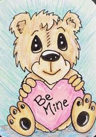 Draw the bottom of the heart darker. How To Draw A Teddy Bear With A Heart Easy Step By Step Art By Ro