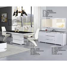 This visually stunning dining set includes four chairs and a glass topped dining table. Modern Dining Room Furniture Design Indoor Glass Dining Table Set In Foshan Buy Dining Table And Chairs Dining Table Sets 6 Chairs Dining Tables And Chairs Set Product On Alibaba Com