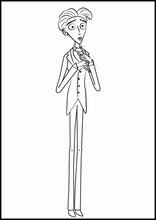 How to draw a cartoon frog. Corpse Bride Coloring Pages L0