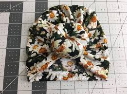 Tutorial on how to make a baby bow headband & turban and customising it with cricut! How To Make A Knot For The Turban Beanie 14 Baby Turban Diy Turban Headband Diy Diy Baby Turban