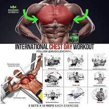Correctnes Chest Exercises See More On Video Chest Day Workout Chest Workouts Chest Workout For Men