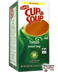 Tomato Lipton Cup-a-Soup Instant Soup Mix | DiscountCoffee.com