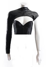 Zane Black Asymmetric Neck Leatherette Glam Rock Steam Punk Gothic Shrug Bolero 85 00 Via Etsy Fashion Clothes Design Trendy Clothes For Women