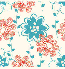 Select from paisleys, stripes, florals, and more! Floral Pattern Pink Teal Vector Images Over 210