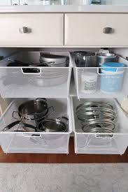 How To Organize Your Cabinets With Pull Out Drawers Diy In 2020 Pull Out Drawers Diy Drawers Cabinets Organization