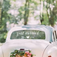 Perfect for printing and sharing online! Wedding Car Decor Just Married Heart Decoration Vinyl Art Design Poster Mural Beauty Fashion Modern Wedding Decals Ly1658 Wall Stickers Aliexpress