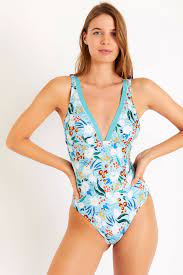 Maillot de bain bandage brésilien bleu rembourré push up brésilien sport bandeau. Maillot De Bain Femme Livia