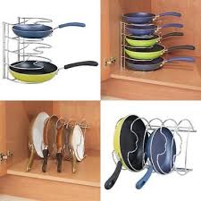 Mdesign Pfannenhalter Kuchenaufbewahrung Fur 28 Cm Pfannen Auch Zur To Kuchenaufbewahrung Aufbewahrung Badezimmer Einrichtung