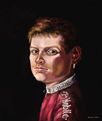 Jan Ullrich Painting by Hommage au Velo