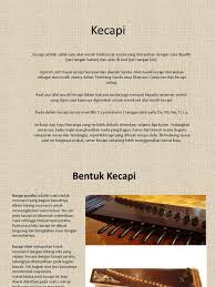 Dewa yang memimpin seni dan ilmu. Kecapi Music Instrument Pptx