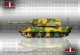 Quiet, easy operation with smooth glide track; Panzerkampfwagen E 100 Tiger Maus