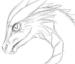 Gezeichneter Drachenkopf Drachen Zeichnen Drachen Malen Drachen