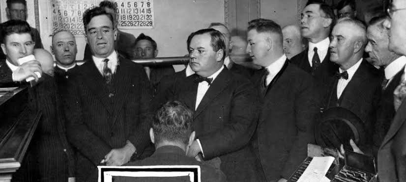 Resultado de imagem para roscoe fatty arbuckle trial"