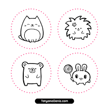 Easy animals to draw for beginners and everyone. How To Draw Kawaii Animals 4 Easy Step By Step Tutorials