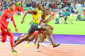 See more about olympic sprint events. Usain Bolt Bolt Blazes To 9 63 Seconds In Olympic 100m Final