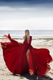 Red Rose Ii Photoshoot Dress Red Flowy Dress Flowy Dress Long