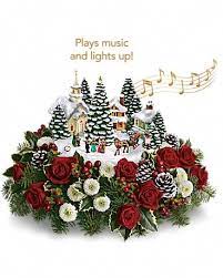 Thomas kinkade love lives here illuminated centerpiece. Thomas Kinkade S Christmas Carolers By Teleflora In Mississauga On Applewood Village Florist