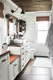 Vintage Inspired Farmhouse Bathroom Decor For Spring And Summer Christina Maria Blog Fixer Upper Bathroom Farmhouse Bathroom Decor Shiplap Bathroom