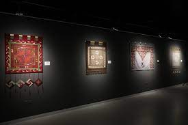 • early 20th century embroidered chinese lotus shoes on loan. Exhibition Breathes New Life Into Ancient Art Of Kyrgyz Embroidery The Peninsula Qatar