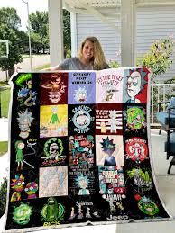 Found this at target in boy was it a soft blanket i really want to pick it up but i remembered i left my wallet at home. Rick And Morty Quilt Blanket 0455 Teesartist
