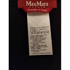 Mid Length Dress Max Mara Studio Black Size 42 It In Cotton