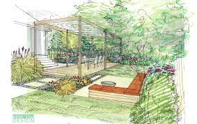 Garden Creation: How To Draw A Perspective Sketch | Drawntogarden