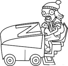 Zombies coloring pages for kids. Zomboni Coloring Pages Plants Vs Zombies Coloring Pages Coloring Pages For Kids And Adults