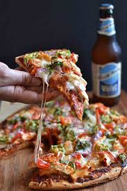 Tandoori Chicken Pizza Pepper Delight Recipe Tandoori Chicken Pizza Chicken Pizza Chicken Pizza Recipes