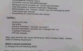 Gaji pt kepi / lowongan kerja cikarang bulan november. Loker Pt Bringin Karya Sejahtera Semarang Teknisi Gedung Tutup