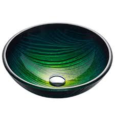 bathroom sinks, nature series nei round