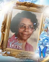 Official Announcement For Ms. Edna Pitts