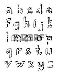 Abc crew alphabet song with sign post kids! Sketch Hand Drawn 3d Alphabet Of Small Lower Case Letters Isolated Lettering Alphabet Small Alphabet Letters Graffiti Words
