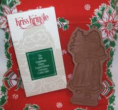 These are great christmas classic cookies. 5 Longaberger Christmas Cookie Molds 1990 1993 Santa Claus Kris Kringle St Nick 219712868