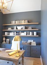 The computer desk has a 39.4 x 23.6 large desktop, providing huge space for writing, learning, gaming, and other home office activities. 25 Blue Home Office Designs That Inspire Digsdigs