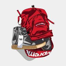 Pin By Ty Phoolsawat On Anime Hip Hop Cartoon Wallpaper Cartoon Background Supreme Wallpaper
