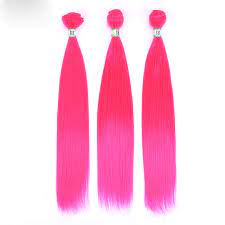 Pink hair tracks