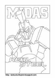 Midas Real Steel Coloring Pages Jpg 226 320 Pixels Real Steel Super Coloring Pages Coloring Pages