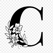 Png C Floral Alphabet Typography Free Image By Rawpixel Com Tvzsu Alphabet Lettering Floral Font