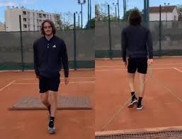The coach and father of stefanos has been by his side since day one. Tsitsipas Doing His Housekeeping In Lyon In Style Video Tennis Tonic News Predictions H2h Live Scores Stats