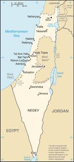 Simple flat outline vector communication, connection concept. Map Of Israel