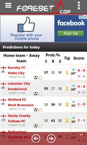 Forebet Football Prediction For Windows 10 Mobile Day by day the internet is researched by us for profitable sports bet tips which. forebet football prediction for windows