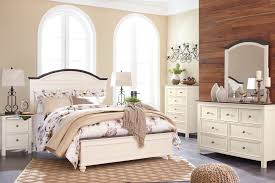 Ashley Furniture Black And White Bedroom Set Ashley Woodanville 5pc Bedroom Set Queen Panel Bed Dresser Mirror One Nightstand Chest In Wh Ashley Furniture Bedroom Ashley Bedroom Furniture Sets Bedroom Set