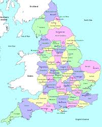 Application in england, scotland and wales of up to 250 kg nitrogen per. England County Towns Carte Angleterre Carte Des Regions Carte