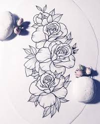 Flower tattoo designs are a popular pick for their symbolism. Rose Tattoo Design Beautiful Floral Tattoo Sleeve Rose Tattoo Design Rose Tattoos