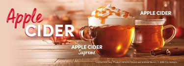 tim hortons offers apple cider and