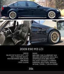 2009 E90 M3 Dct Lci Trackrecon Classifieds Bmw For Sale How To Clean Mirrors Bmw S1000rr