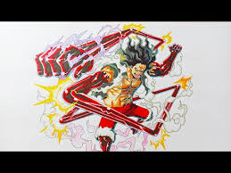 To draw the head, we have to pay close attention to what the head of our character looks like. How To Draw Luffy Gear 4 Step By Step One Piece