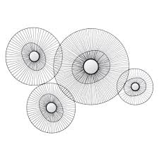 Metal wall art makes a stylish statement in any room. 139x104cm Black Metal Wire Wall Art Isiro Maisons Du Monde
